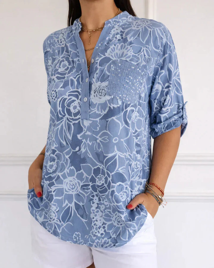 Claire | Elegant Blouse with Pocket