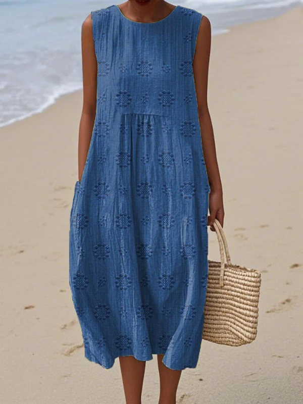 Delilah | Patterned Midi Dress