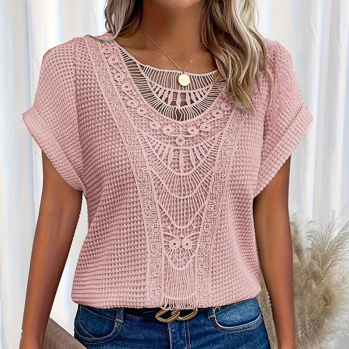 Skylar | Detailed Knitted Top